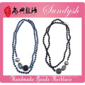 Fashion Winter Jewelry Handmade Natural Agate Long Beads Necklace